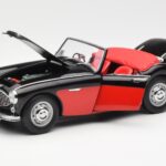 Austin-Healey 3000 Mk I Spider Musta Punainen Kyosho 1:18 08141KR - image 2 of 8