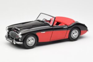 Austin-Healey 3000 Mk I Spider Musta Punainen Kyosho 1:18 08141KR