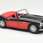 Austin-Healey 3000 Mk I Spider Musta Punainen Kyosho 1:18 08141KR - image 6 of 8