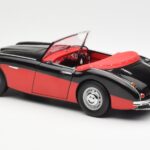 Austin-Healey 3000 Mk I Spider Musta Punainen Kyosho 1:18 08141KR - image 7 of 8