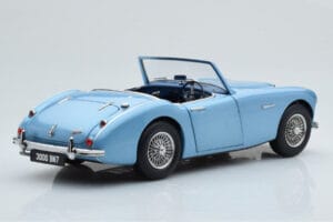 Austin-Healey 3000 Mk1 BN7 Sininen Kyosho 1:18 08149HBL Metalli — kuva 4 / 8