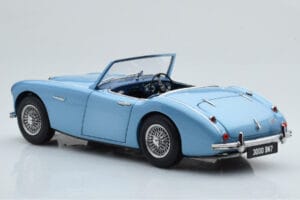 Austin-Healey 3000 Mk1 BN7 Sininen Kyosho 1:18 08149HBL Metalli — kuva 7 / 8