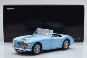 Austin-Healey 3000 Mk1 BN7 Sininen Kyosho 1:18 08149HBL Metalli — kuva 8 / 8