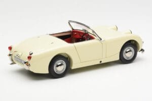 Austin-Healey Sprite Mk I Open Old English Valkoinen Kyosho 1:18 08953EW Metalli — kuva 3 / 8