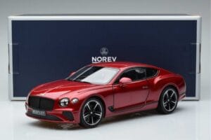 Bentley Continental GT Candy Punainen Norev 1:18 182788 Metalli — kuva 7 / 7