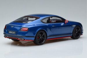 Bentley Continental GT Speed Black Edition Sininen GT Spirit 1:18 KJ006 Hartsi — kuva 2 / 6
