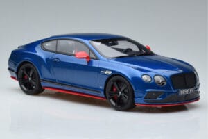Bentley Continental GT Speed Black Edition Sininen GT Spirit 1:18 KJ006 Hartsi — kuva 4 / 6