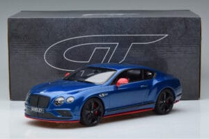 Bentley Continental GT Speed Black Edition Sininen GT Spirit 1:18 KJ006 Hartsi — kuva 6 / 6