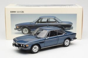 BMW 3.0 CSi E9 Sininen Metallic AUTOart 1:18 70672 Metalli — kuva 8 / 8