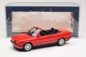 BMW 318i E30 Avoauto Punainen Norev 1:18 183210 Metalli — kuva 6 / 6