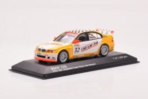 BMW 320i E46 Wiechers Sport #32 Hennerici / Wiechers WTCC 2005 Minichamps 1:43 400052432 Metalli — kuva 2 / 4