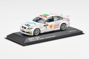 BMW 320si E90 BMW Team Italy Spain #4 A. Zanardi WTCC Brno 3rd Race 2007 Minichamps 1:43 400072604 Metalli — kuva 2 / 4
