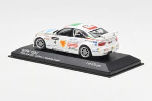 BMW 320si E90 BMW Team Italy Spain #4 A. Zanardi WTCC Brno 3rd Race 2007 Minichamps 1:43 400072604 Metalli — kuva 3 / 4