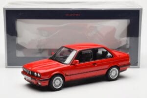 BMW 325i E30 Punainen Norev 1:18 183202 Metalli — kuva 6 / 6