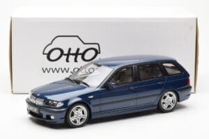 BMW 330i E46 Touring Sininen Otto 1:18 OT251 Hartsi — kuva 6 / 6