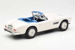 BMW 507 Roadster Valkoinen Norev 1:18 183232 Metalli — kuva 2 / 6