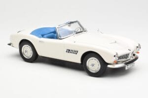 BMW 507 Roadster Valkoinen Norev 1:18 183232 Metalli — kuva 4 / 6