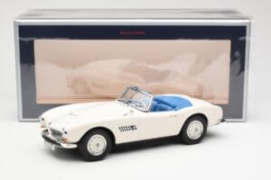 BMW 507 Roadster Valkoinen Norev 1:18 183232 Metalli — kuva 6 / 6