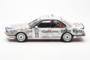 BMW 635 CSi E24 #11 D. Quester / M. Tassin / M. Heger 24 Hours of Spa 1986 AUTOart 1:18 80430145826 Metalli — kuva 4 / 8