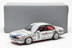 BMW 635 CSi E24 #11 D. Quester / M. Tassin / M. Heger 24 Hours of Spa 1986 AUTOart 1:18 80430145826 Metalli — kuva 8 / 8