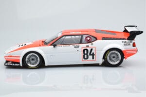 BMW M1 Equipe Dominique Lacaud #84 H. Stuck / Burger / D. Lacaud 24 Hours of Le Mans 1980 Minichamps 1:18 155802984 Metalli — kuva 3 / 6