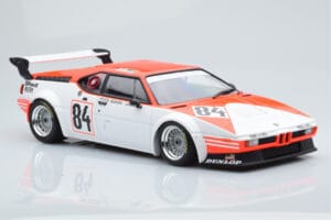 BMW M1 Equipe Dominique Lacaud #84 H. Stuck / Burger / D. Lacaud 24 Hours of Le Mans 1980 Minichamps 1:18 155802984 Metalli — kuva 4 / 6