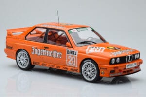 BMW M3 E30 Jagermeister #20 W. Gardner DTM Nurburgring 1992 IXO 1:18 18RMC082B Metalli — kuva 4 / 6