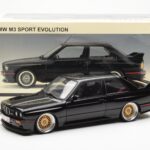 BMW M3 E30 Sport Evolution Musta Custom Wheels AUTOart 1:18 - image 8 of 8