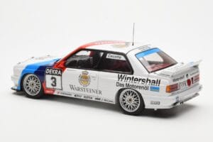 BMW M3 E30 #3 J. Cecotto Warsteiner DTM 1991 AUTOart 1:18 89145 Metalli — kuva 7 / 8