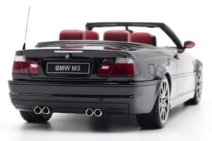 BMW M3 E46 Avoauto Musta Otto 1:18 OT380 Hartsi — kuva 7 / 9