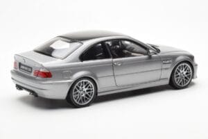 BMW M3 E46 CSL Harmaa Kyosho 1:18 80430302734 Metalli — kuva 3 / 8