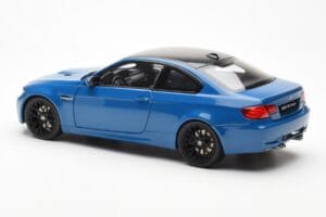 BMW M3 E92 Laguna Seca Blue Kyosho 1:18 08734LBL Metalli — kuva 7 / 8