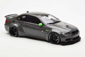 BMW M3 E92 LBWK Liberty Walk Harmaa GT Spirit 1:18 GT127 Hartsi — kuva 4 / 6