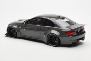 BMW M3 E92 LBWK Liberty Walk Harmaa GT Spirit 1:18 GT127 Hartsi — kuva 5 / 6