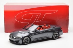 BMW M4 F83 Avoauto Harmaa GT Spirit 1:18 GT081 Hartsi — kuva 6 / 6