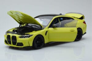 BMW M4 G82 Keltainen Jälleenmyyjäeditio Minichamps 1:18 80435A51949 Metalli — kuva 2 / 8