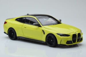 BMW M4 G82 Keltainen Jälleenmyyjäeditio Minichamps 1:18 80435A51949 Metalli — kuva 6 / 8