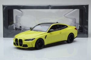 BMW M4 G82 Keltainen Jälleenmyyjäeditio Minichamps 1:18 80435A51949 Metalli — kuva 8 / 8