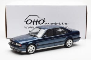 BMW M5 E34 Sininen Metallic Otto 1:18 OT576 Hartsi — kuva 6 / 6