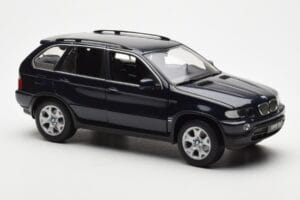 BMW X5 4.4i E53 Tumma Sininen Kyosho 1:18 08521DB Metalli — kuva 6 / 8