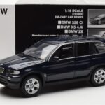 BMW X5 4.4i E53 Tumma Sininen Kyosho 1:18 - image 8 of 8