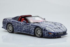 Chevrolet Callaway C12 Corvette MUKO Artcar AUTOart 1:18 71014 Metalli — kuva 7 / 9