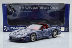 Chevrolet Callaway C12 Corvette MUKO Artcar AUTOart 1:18 71014 Metalli — kuva 9 / 9