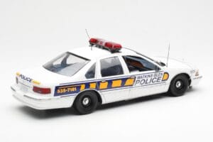 Chevrolet Caprice Watkins Glen Poliisi UT Models 1:18 21028 Metalli — kuva 2 / 6