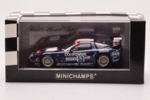 Chevrolet Corvette C5R #53 R. Fellows / J. O'Connell / F. Freon 24 Hours of Le Mans 2003 Minichamps 1:43 400031453 Metalli — kuva 4 / 4