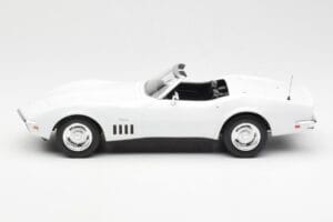 Chevrolet Corvette C3 Avoauto Can-Am Valkoinen Norev 1:18 189038 Metalli — kuva 3 / 6