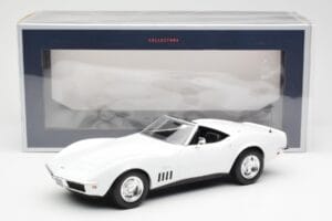 Chevrolet Corvette C3 Avoauto Can-Am Valkoinen Norev 1:18 189038 Metalli — kuva 6 / 6