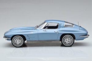 Chevrolet Corvette C2 Sting Ray Sininen Norev 1:18 189050 Metalli — kuva 3 / 6