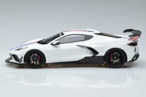 Chevrolet Hennessey Corvette C8 Arctic Valkoinen GT Spirit 1:18 GT317 Hartsi — kuva 3 / 6