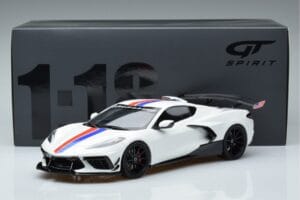 Chevrolet Hennessey Corvette C8 Arctic Valkoinen GT Spirit 1:18 GT317 Hartsi — kuva 6 / 6